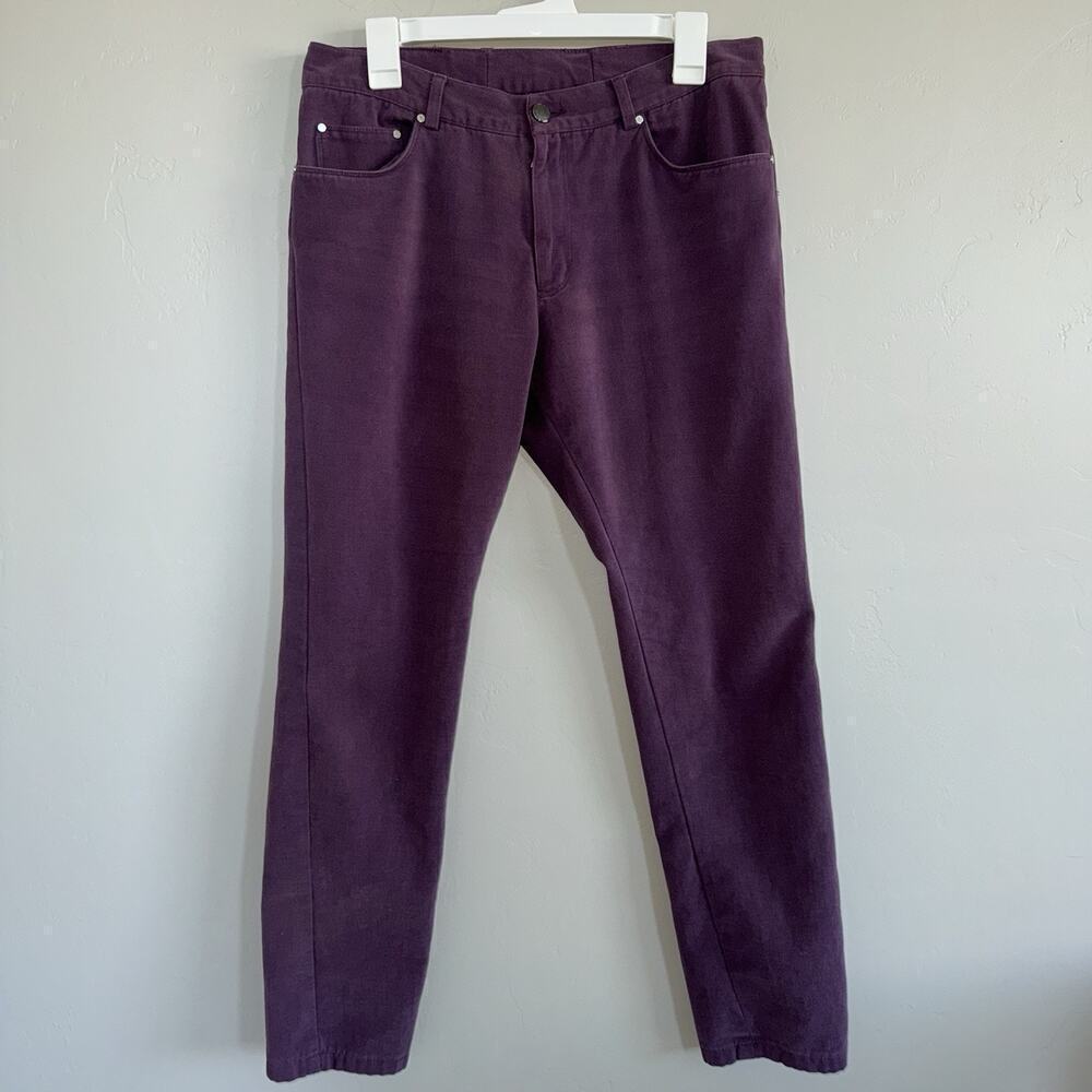 Paul & Shark Yachting Straight Leg Pants Woman’s Jeans 34 Purple Nautical